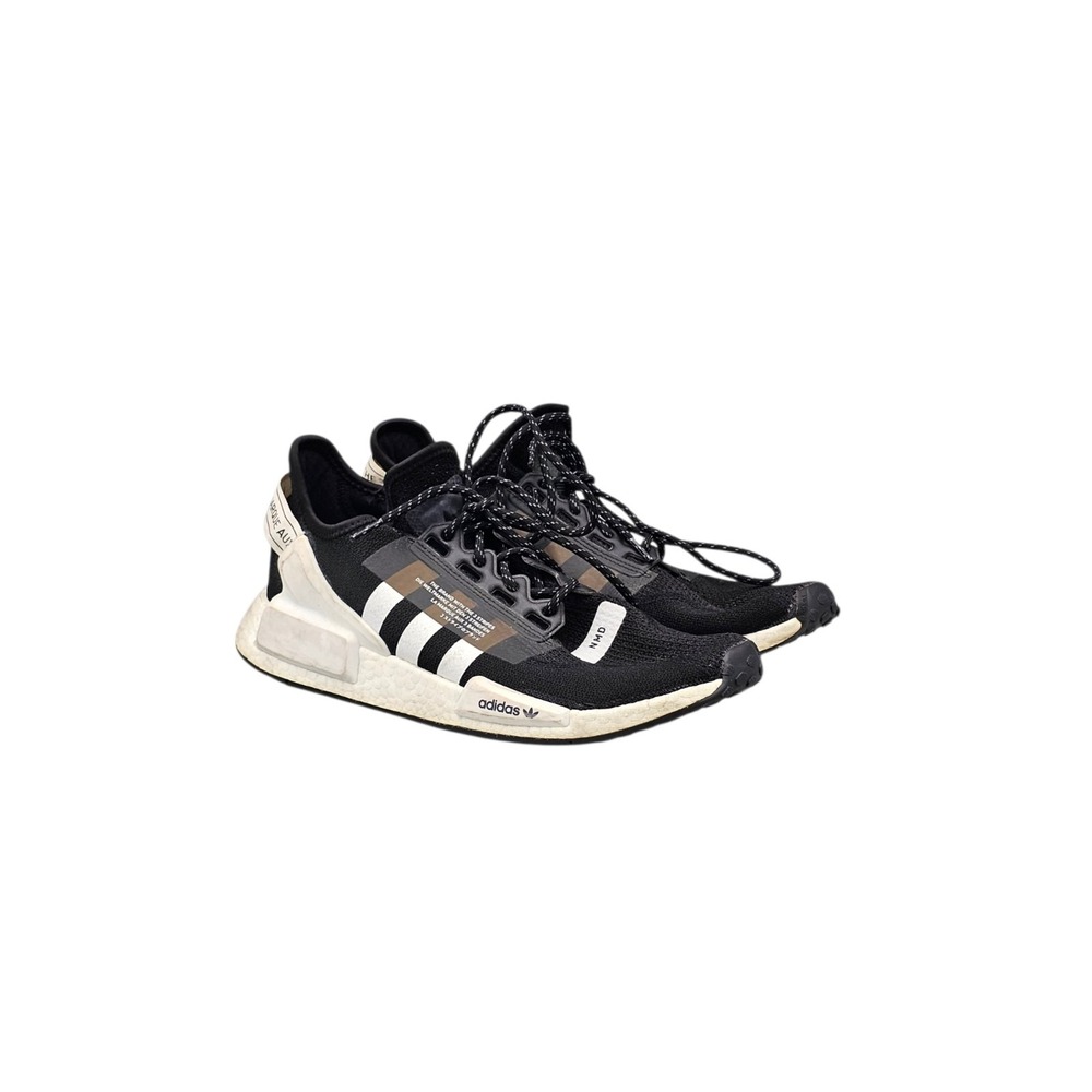 Adidas Men's Size 10 US NMD_R1 GZ9258 Black White Shoes Sneakers READ